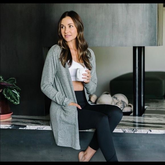 Zyia Olive Green Boyfriend Cardigan 